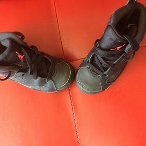 Pink and Black Jordan’s